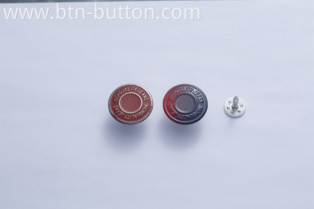 Snap button used for denim clothing